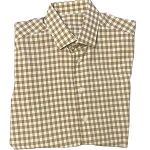 State and Liberty - brown check